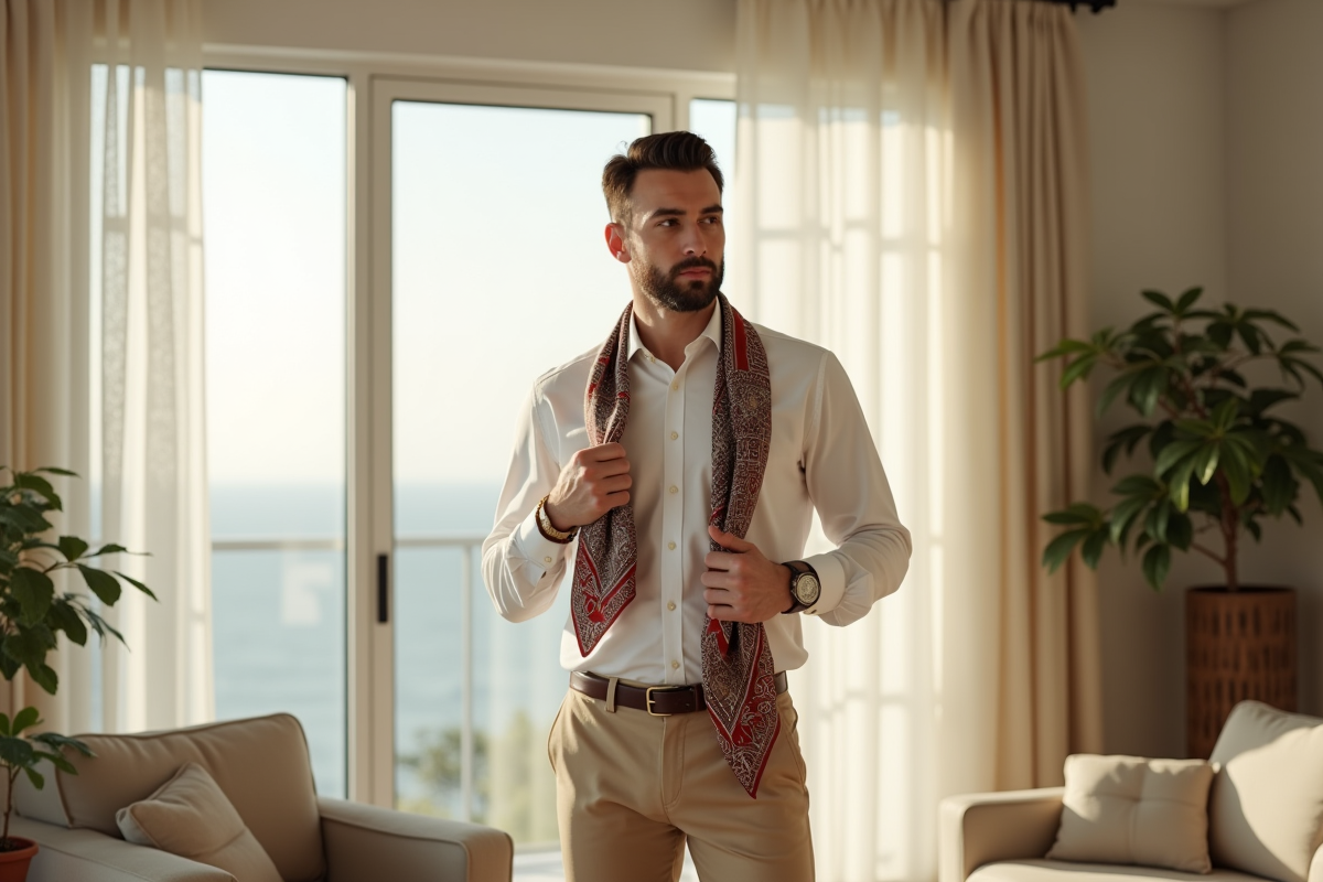 foulard homme