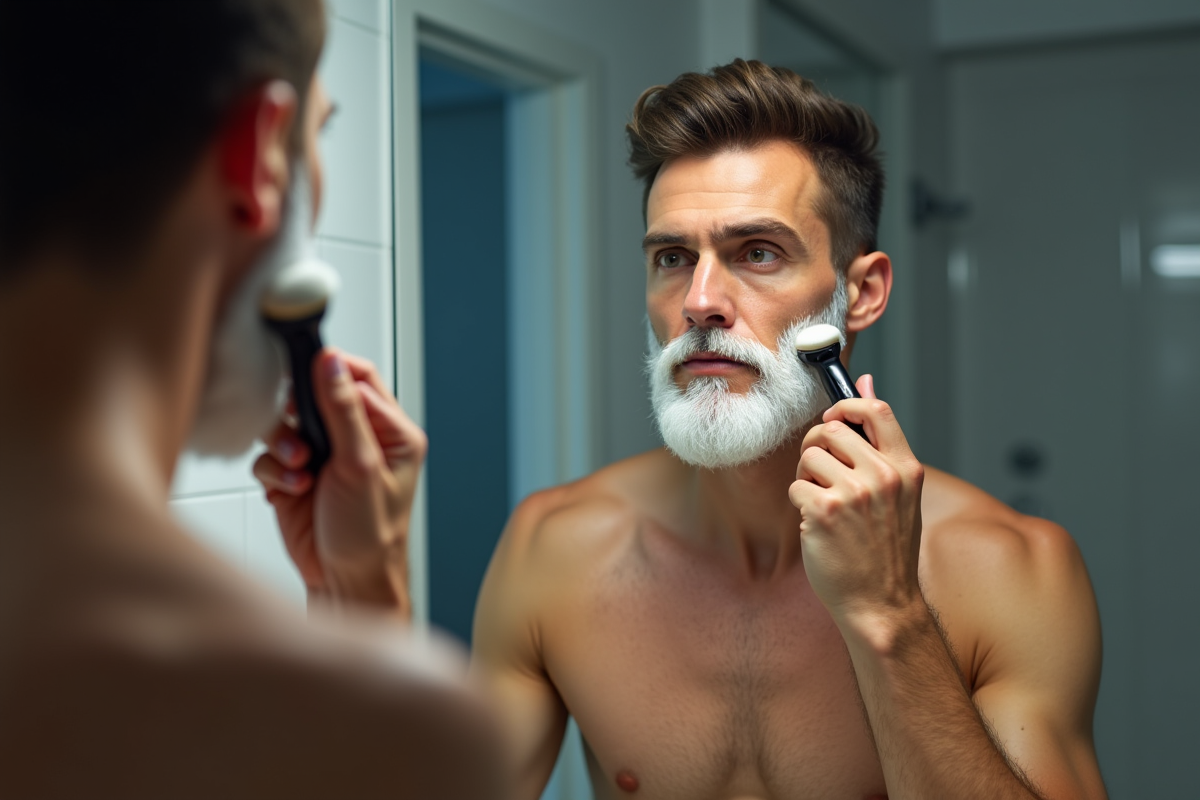 rasage homme