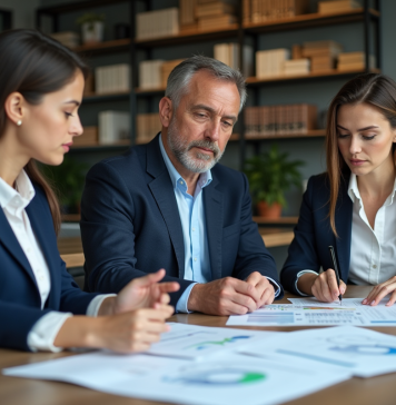 Critères ESG : découvrir les 3 piliers essentiels pour l’investissement Groupe de professionnels discutant des rapports ESG en réunion