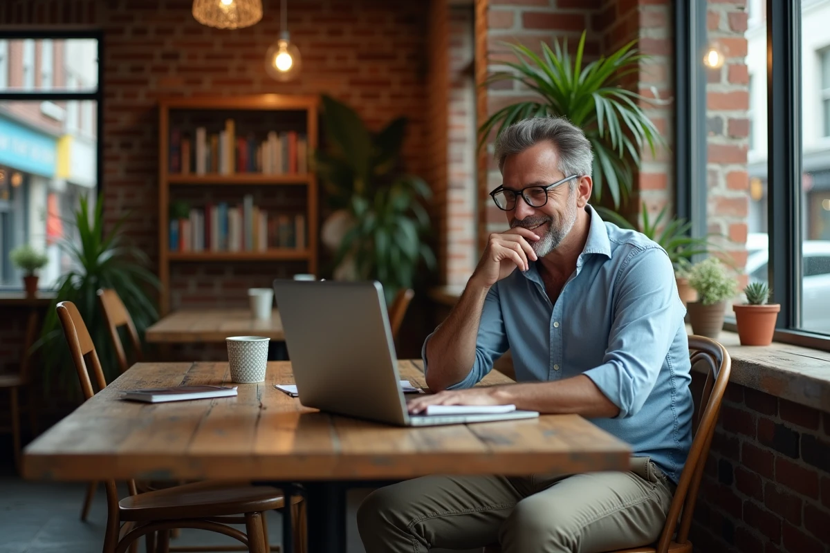 Homme en intérieur lors d
